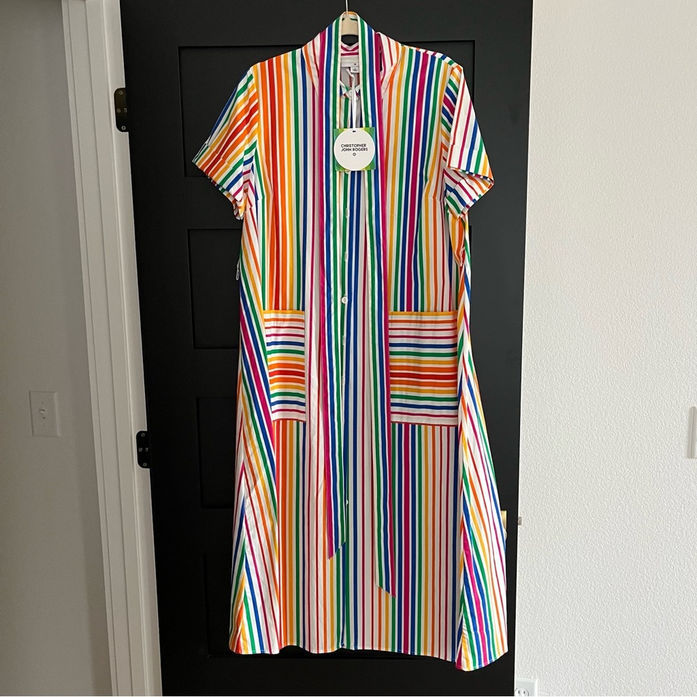 Christopher John Rogers/Target Rainbow Shirt Dress